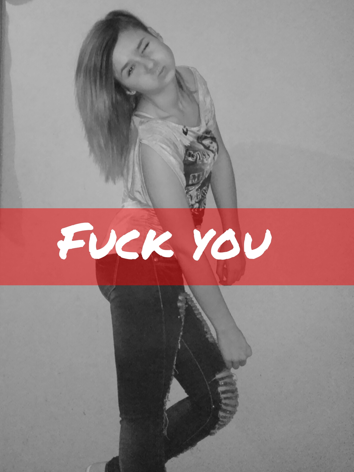 fuckyou girl bitch #fuckyou #girl image by @jennyhvok0366912